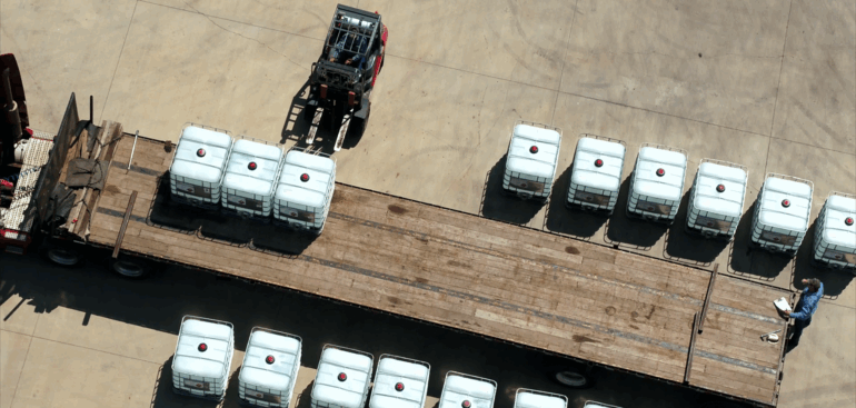 Loading industrial hydrogen peroxide