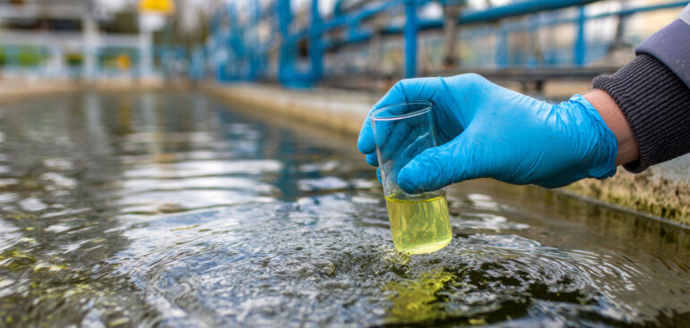 Industrial water treatment facility